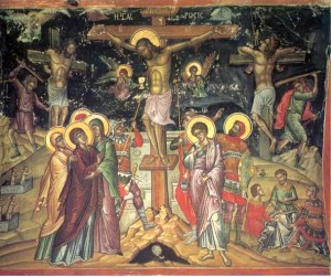 Crucifixion icon Jesus 1