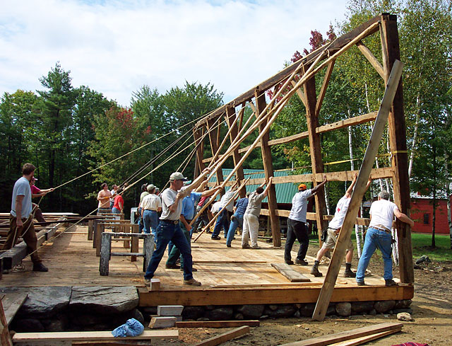 Barn Raising Catholic Lane